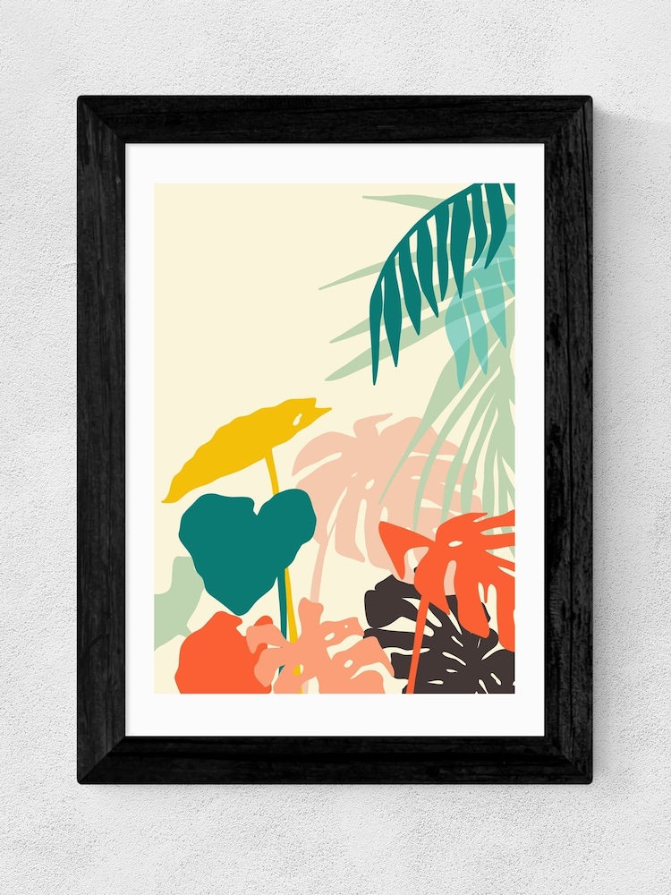 East End Prints Black Tropical Nature Framed Art Print - Image 2 of 3
