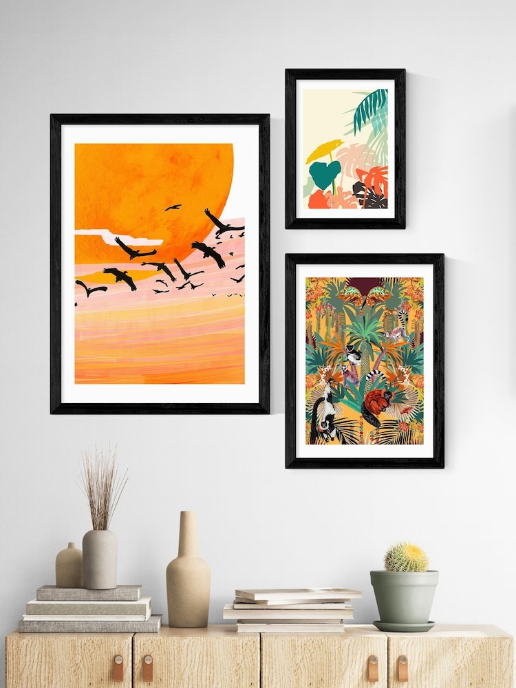 East End Prints Black Tropical Nature Framed Art Print - Image 3 of 3
