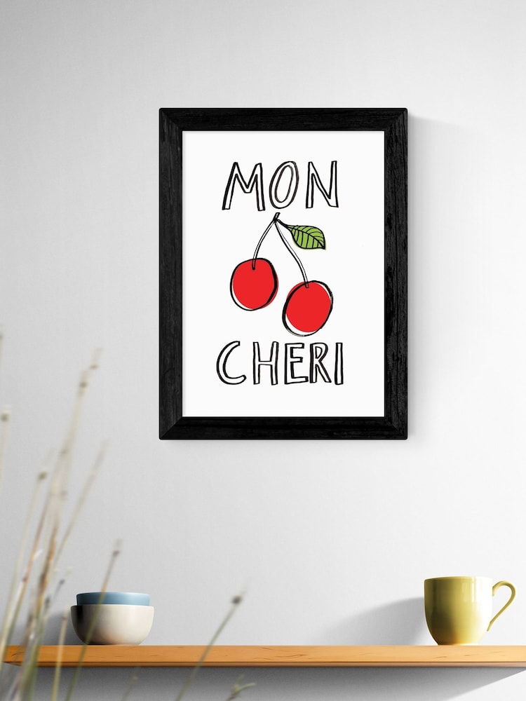 East End Prints Black Mon Cheri Framed Art Print - Image 1 of 3