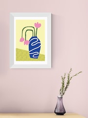 East End Prints White Wilted Flowers Framed Art Print - Image 2 of 3