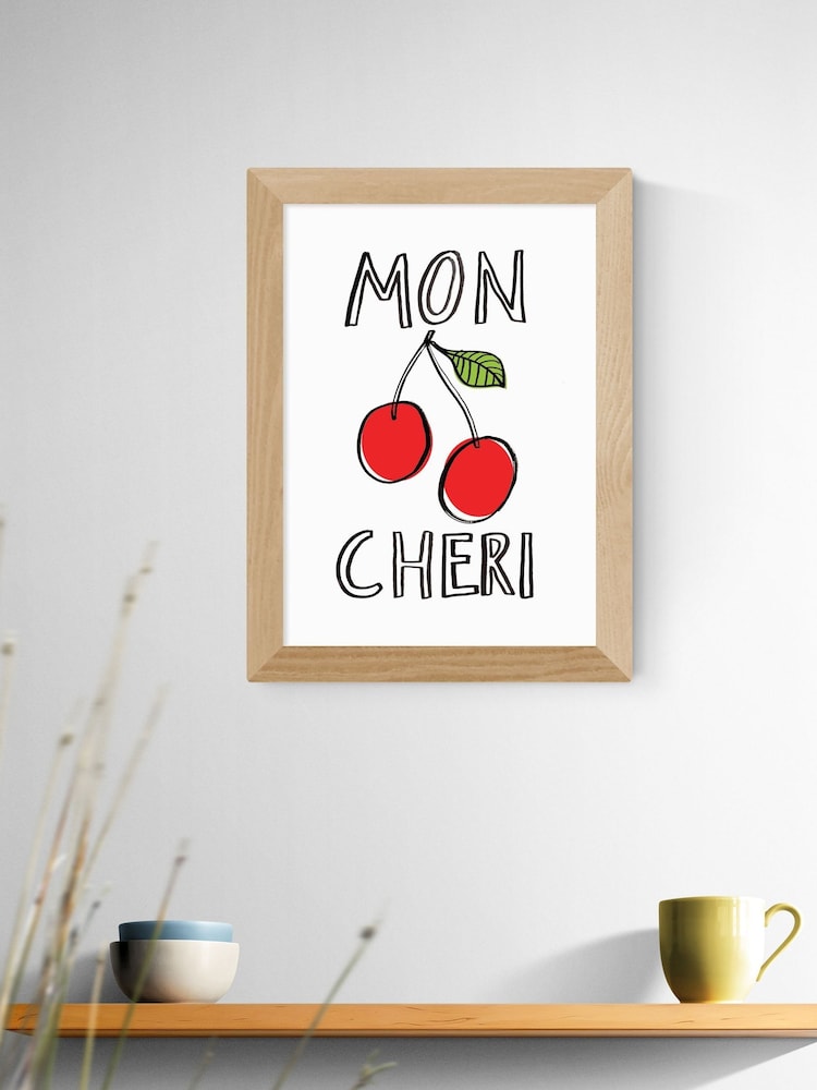 East End Prints Oak Mon Cheri Framed Art Print - Image 1 of 3