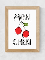 East End Prints Oak Mon Cheri Framed Art Print - Image 2 of 3