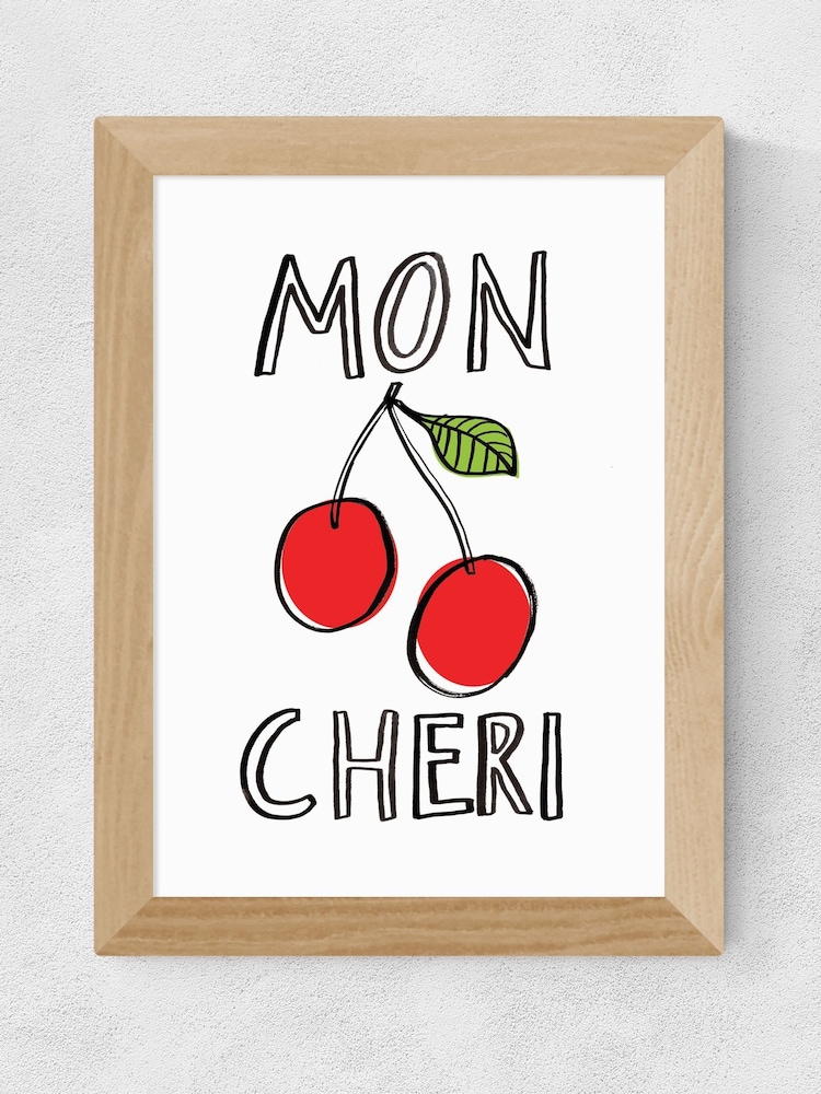 East End Prints Oak Mon Cheri Framed Art Print - Image 2 of 3