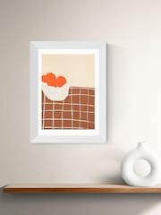 East End Prints White Oranges Framed Art Print - Image 1 of 3