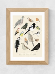 East End Prints Oak Garden Birds Framed Art Print - Image 2 of 3