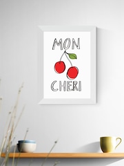East End Prints White Mon Cheri Framed Art Print - Image 1 of 3