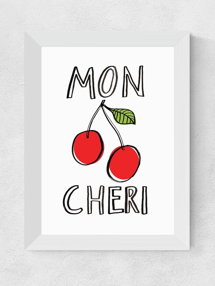 East End Prints White Mon Cheri Framed Art Print - Image 2 of 3