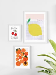 East End Prints White Mon Cheri Framed Art Print - Image 3 of 3