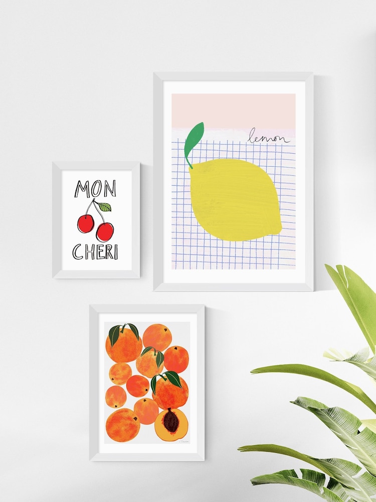 East End Prints White Mon Cheri Framed Art Print - Image 3 of 3