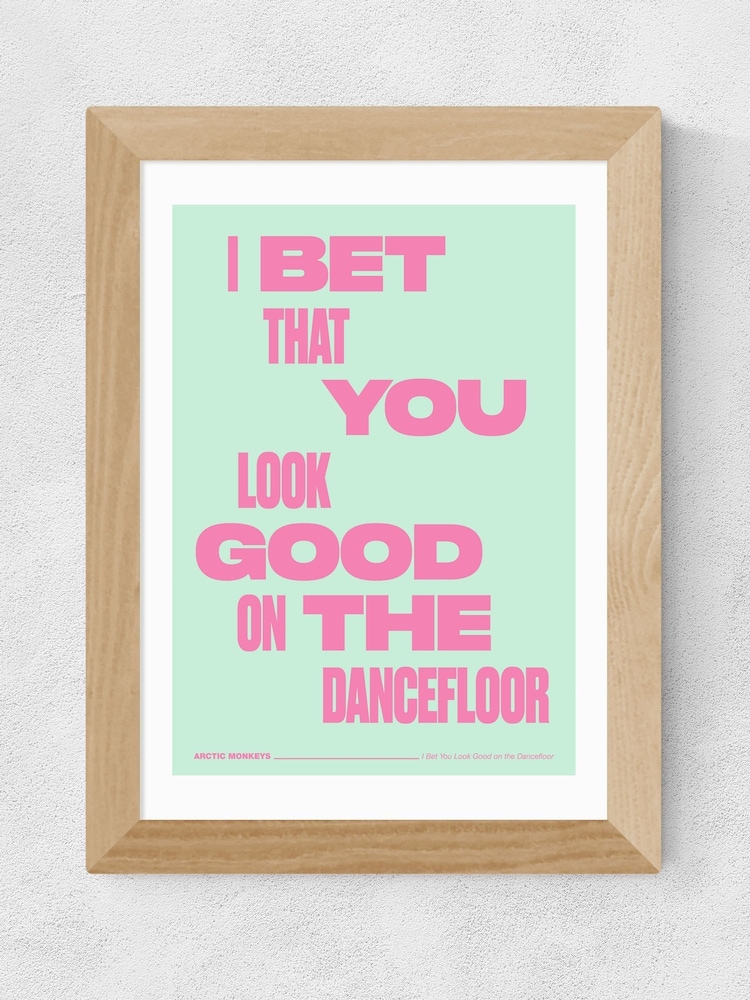 East End Prints Oak Dancefloor by HollieGraphik Framed Art Print - Image 2 of 3