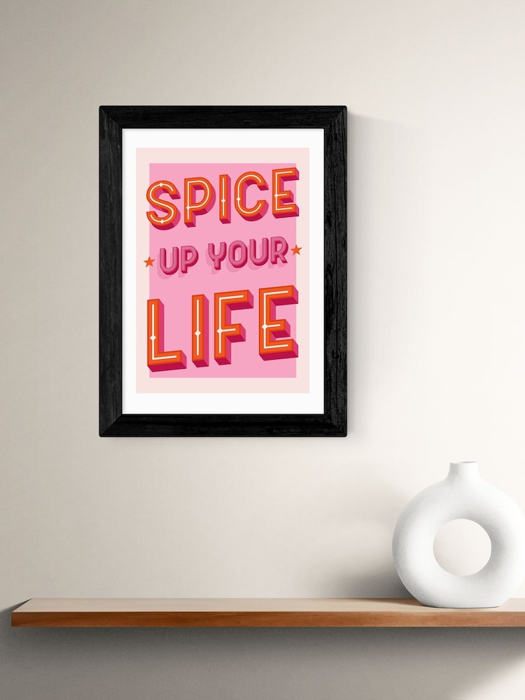 East End Prints Black Spice Up Your Life Framed Art Print - Image 1 of 3