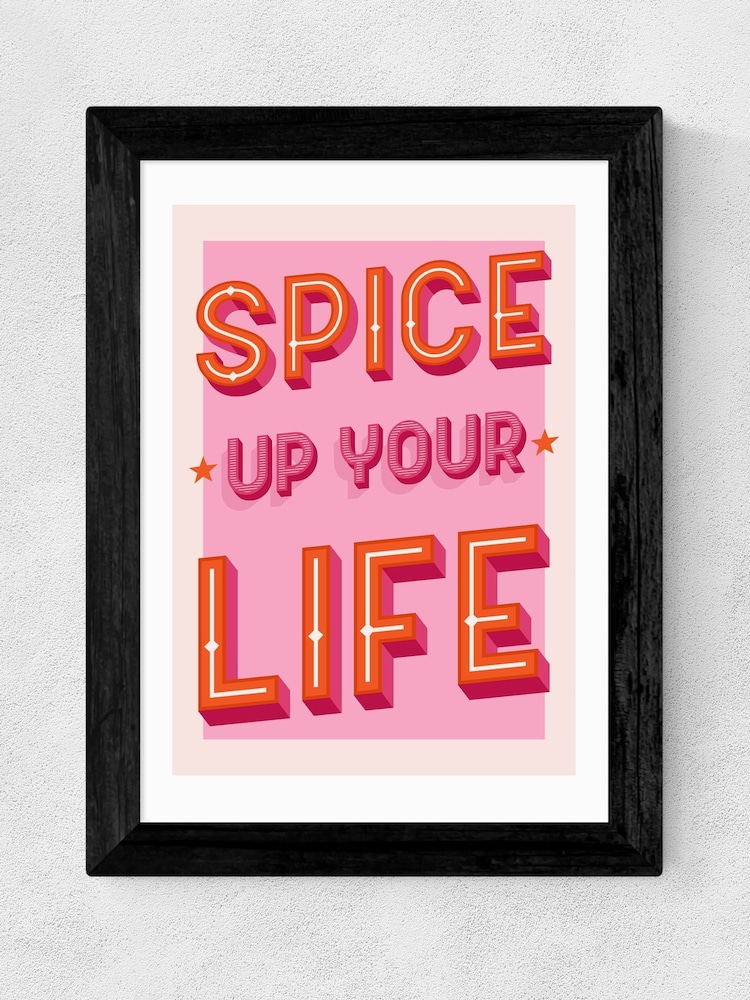 East End Prints Black Spice Up Your Life Framed Art Print - Image 2 of 3