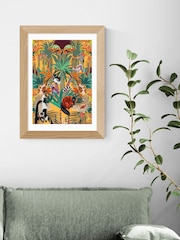 East End Prints Oak Treetop Tango Sunshine Framed Art Print - Image 1 of 3