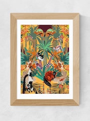 East End Prints Oak Treetop Tango Sunshine Framed Art Print - Image 2 of 3
