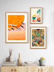 East End Prints Oak Treetop Tango Sunshine Framed Art Print - Image 3 of 3