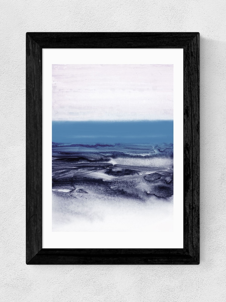 East End Prints Black Watercolor Landscape Framed Art Print - Image 2 of 3