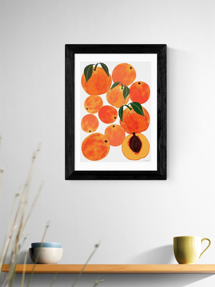 East End Prints Black Peaches Framed Art Print - Image 1 of 3