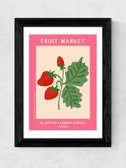 East End Prints Black Islington Farmers Market Framed Art Print - Image 2 of 3