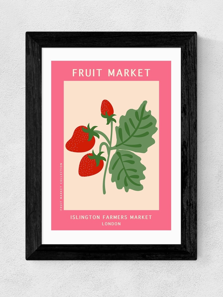 East End Prints Black Islington Farmers Market Framed Art Print - Image 2 of 3