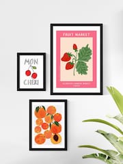 East End Prints Black Islington Farmers Market Framed Art Print - Image 3 of 3