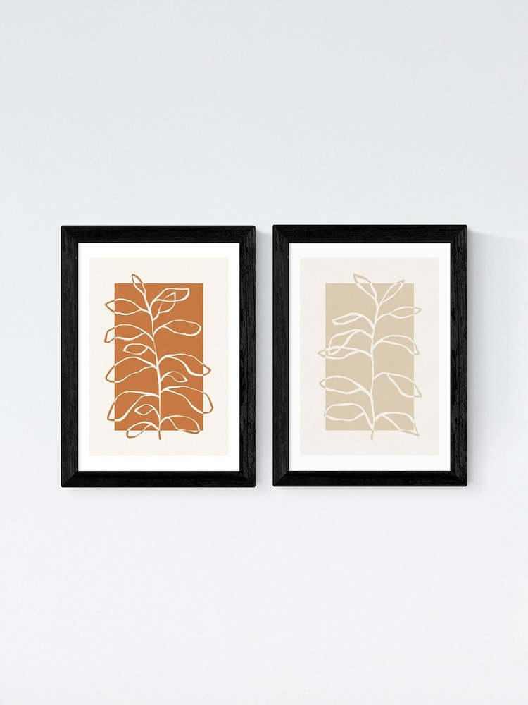 East End Prints Black Framed Botany Set of 2 Framed Art Print - Image 2 of 2 East End Prints Black Framed Botany Set of 2 Framed Art Print - Image 2 of 2
