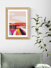 East End Prints Oak Landscape Framed Art Print - Image 1 of 3