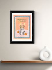East End Prints Black I Can Buy Myself Flowers Framed Art Print - Image 1 of 3