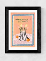 East End Prints Black I Can Buy Myself Flowers Framed Art Print - Image 2 of 3