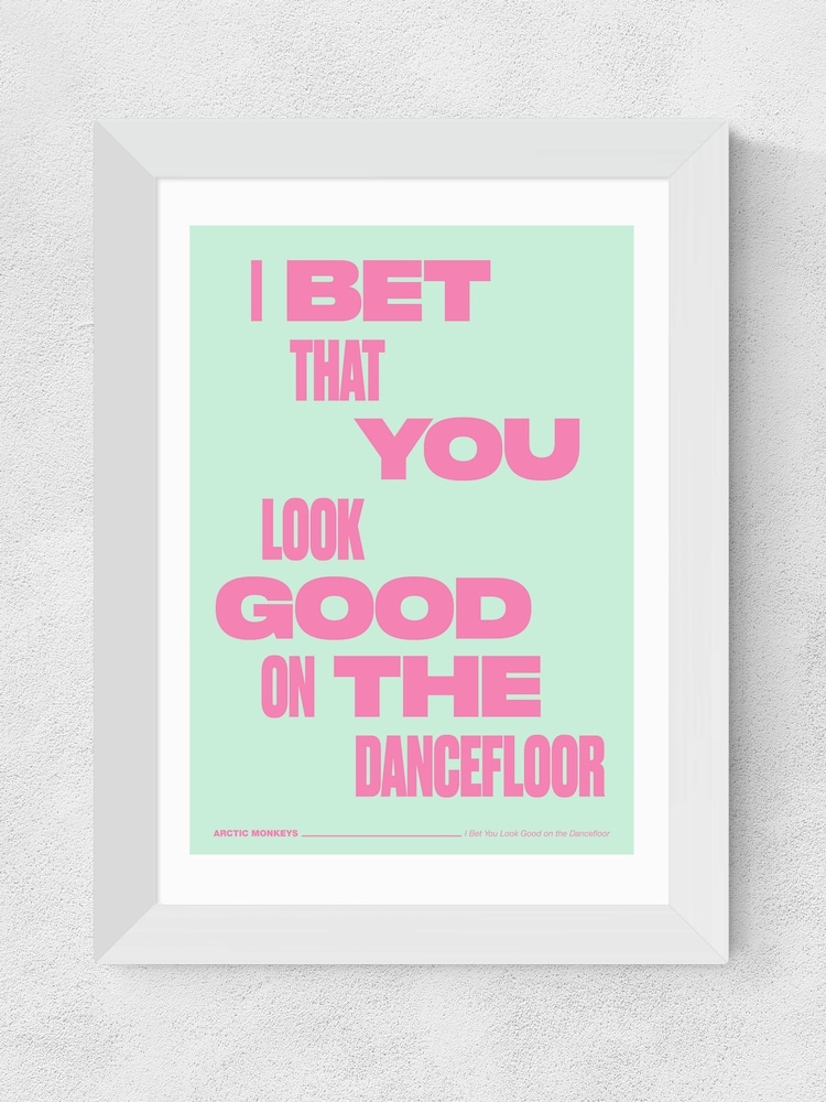 East End Prints White Dancefloor by HollieGraphik Framed Art Print - Image 2 of 3