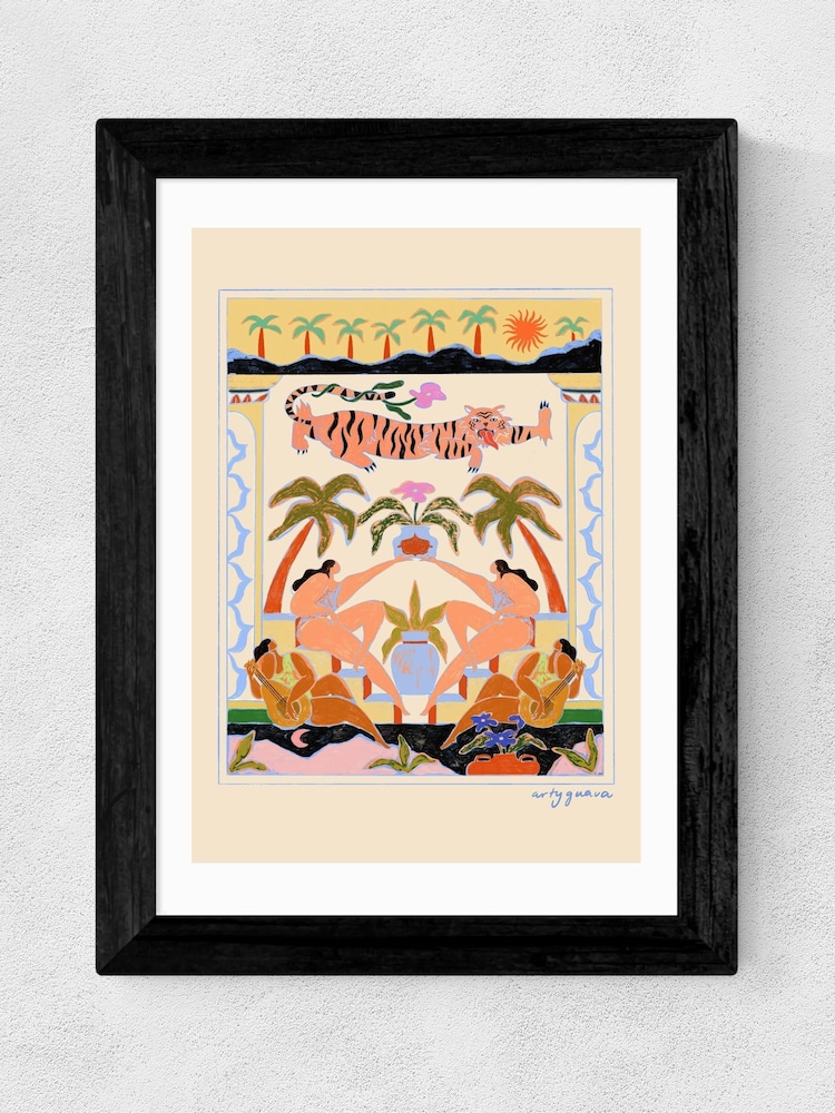 East End Prints Black Tropical Serenade Framed Art Print - Image 2 of 3