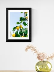 East End Prints Black Amalfi Coast Lemons Framed Art Print - Image 1 of 3