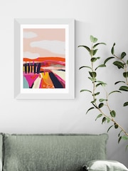 East End Prints White Landscape Framed Art Print - Image 1 of 3