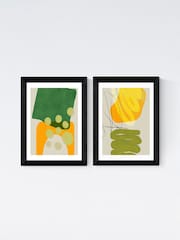 East End Prints Black Painted Lines Framed Art Print - Image 2 of 2