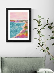 East End Prints Black Seascape Framed Art Print - Image 1 of 3