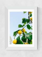 East End Prints White Amalfi Coast Lemons Framed Art Print - Image 2 of 3