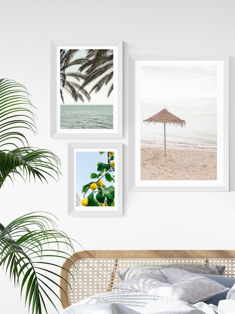 East End Prints White Amalfi Coast Lemons Framed Art Print - Image 3 of 3