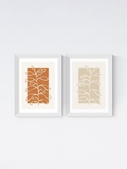 East End Prints White Framed Botany Set of 2 Framed Art Print - Image 2 of 2