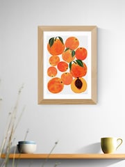 East End Prints Oak Peaches Framed Art Print - Image 1 of 3