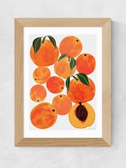 East End Prints Oak Peaches Framed Art Print - Image 2 of 3