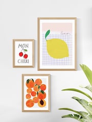 East End Prints Oak Peaches Framed Art Print - Image 3 of 3