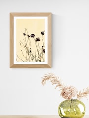 East End Prints Oak Withered Flowers Framed Art Print - Image 1 of 3