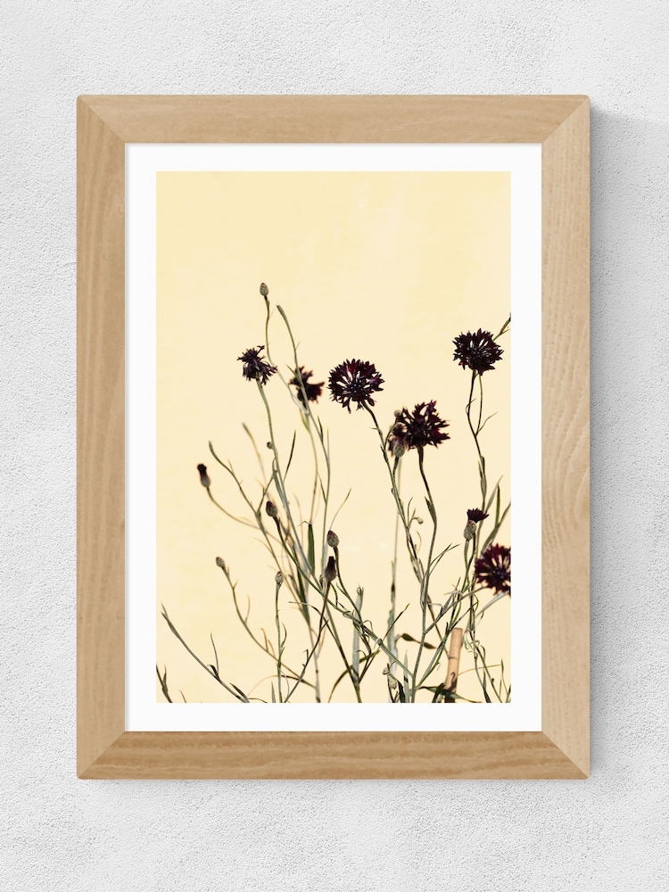 East End Prints Oak Withered Flowers Framed Art Print - Image 2 of 3