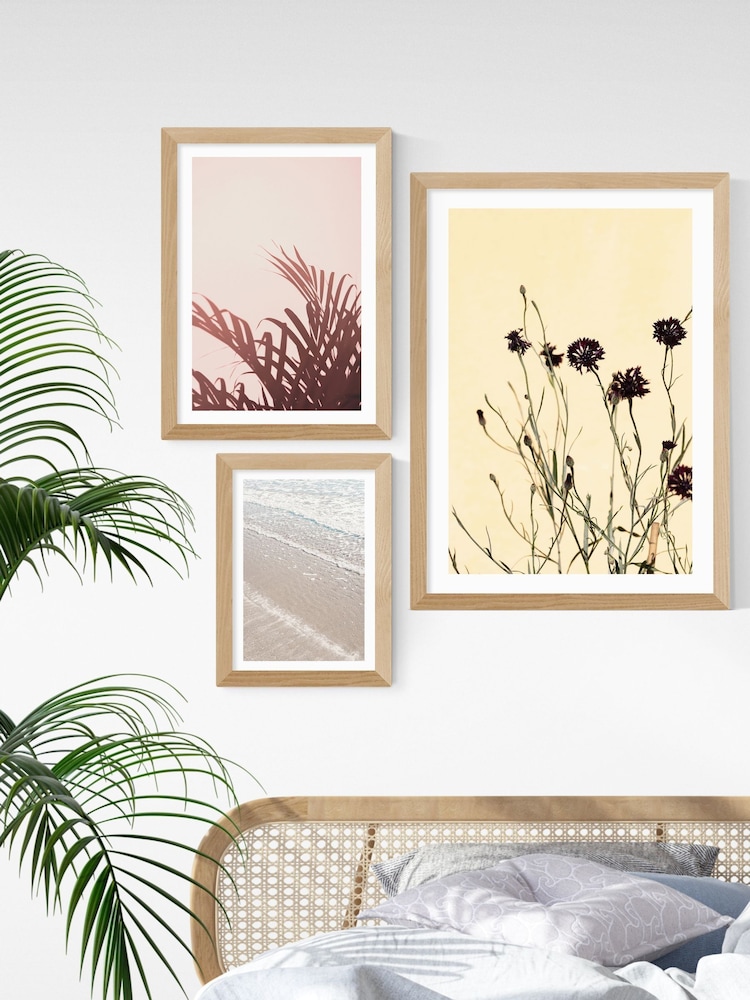 East End Prints Oak Withered Flowers Framed Art Print - Image 3 of 3