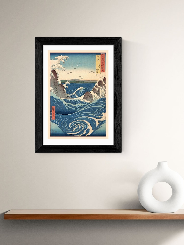 East End Prints Black Famous Views Framed Art Print - Image 1 of 3 East End Prints Black Famous Views Framed Art Print - Image 1 of 3