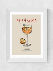 East End Prints White Aperol Spritz Ingredients Framed Art Print - Image 2 of 3