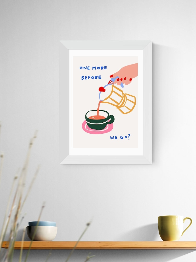 East End Prints White One More Framed Art Print - Image 1 of 3