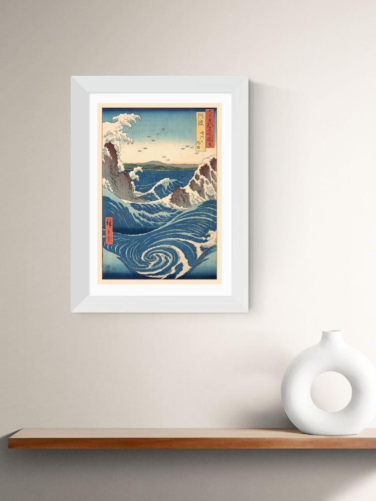 East End Prints White Famous Viewss Framed Art Print - Image 1 of 3