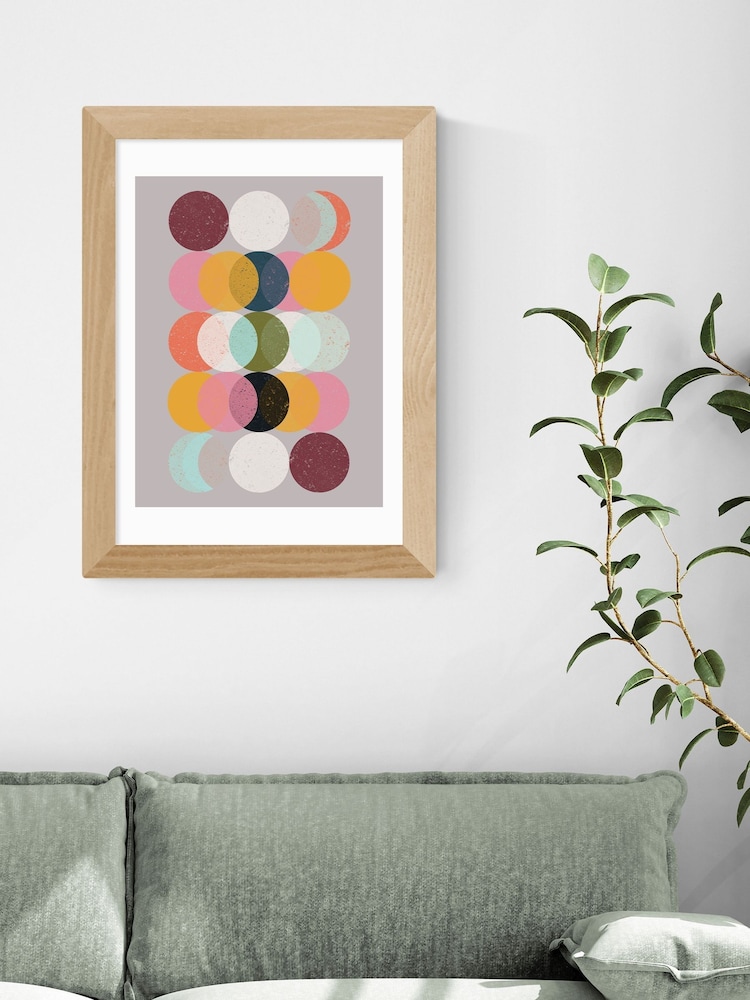 East End Prints Oak Moods and Moons Framed Art Print - Image 1 of 3 East End Prints Oak Moods and Moons Framed Art Print - Image 1 of 3