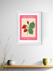 East End Prints White Islington Farmers Market Framed Art Print - Image 1 of 3