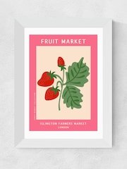 East End Prints White Islington Farmers Market Framed Art Print - Image 2 of 3